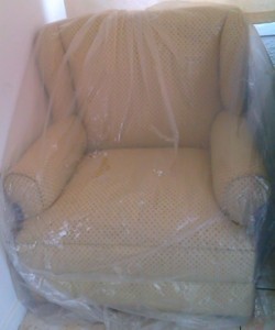 Extra Wide Wingback Rocking Chair