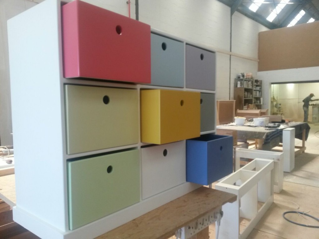 Colourful Pigeon Hole Units