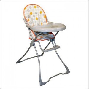 Orange High Chair