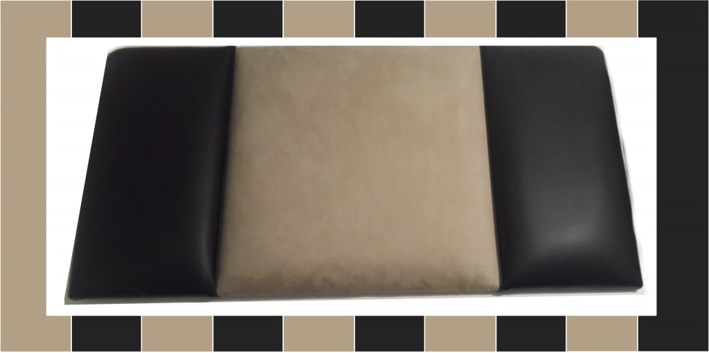 Bedfords Three Panel Single Piping Headboards Headboard