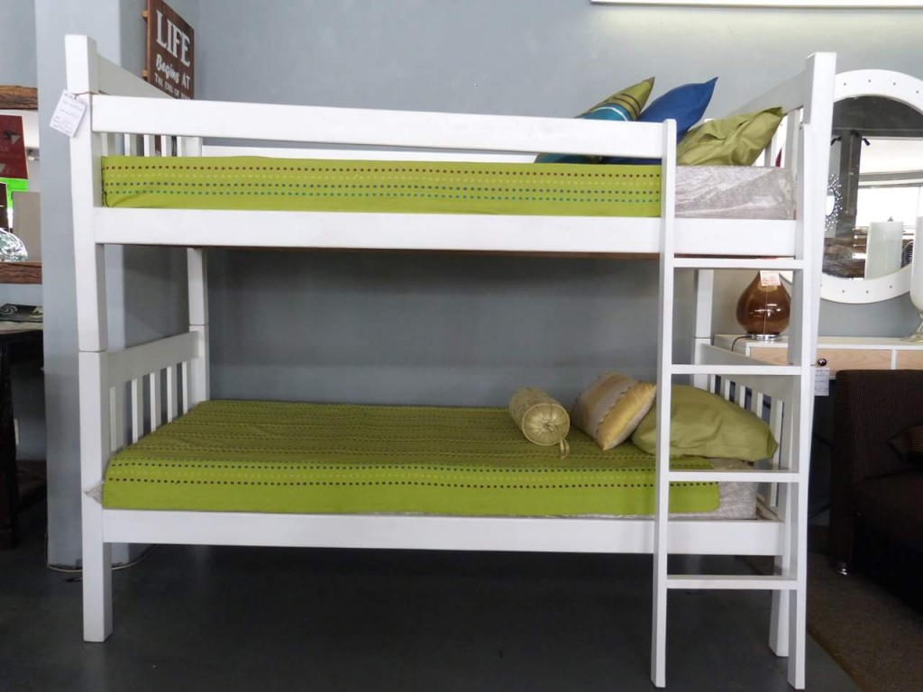 Vertical Slatted High Heavy Duty Bunk Bed